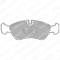 LP1605 DELPHI Комплект тормозных колодок, дисковый тормоз LP1605 DELPHI Комплект тормозных колодок, дисковый тормоз