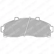LP1664 DELPHI Комплект тормозных колодок, дисковый тормоз LP1664 DELPHI Комплект тормозных колодок, дисковый тормоз