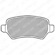 LP1681 DELPHI Комплект тормозных колодок, дисковый тормоз LP1681 DELPHI Комплект тормозных колодок, дисковый тормоз