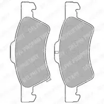 LP1693 DELPHI Комплект тормозных колодок, дисковый тормоз LP1693 DELPHI Комплект тормозных колодок, дисковый тормоз
