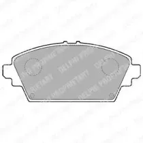 LP1732 DELPHI Комплект тормозных колодок, дисковый тормоз LP1732 DELPHI Комплект тормозных колодок, дисковый тормоз