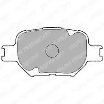 LP1804 DELPHI Комплект тормозных колодок, дисковый тормоз LP1804 DELPHI Комплект тормозных колодок, дисковый тормоз
