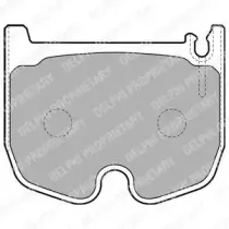LP1841 DELPHI Комплект тормозных колодок, дисковый тормоз LP1841 DELPHI Комплект тормозных колодок, дисковый тормоз