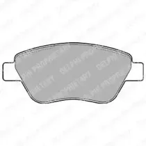 LP1899 DELPHI Комплект тормозных колодок, дисковый тормоз LP1899 DELPHI Комплект тормозных колодок, дисковый тормоз