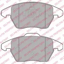 LP1904 DELPHI Комплект тормозных колодок, дисковый тормоз LP1904 DELPHI Комплект тормозных колодок, дисковый тормоз