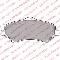 LP2143 DELPHI Комплект тормозных колодок, дисковый тормоз LP2143 DELPHI Комплект тормозных колодок, дисковый тормоз