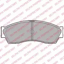 LP2159 DELPHI Комплект тормозных колодок, дисковый тормоз LP2159 DELPHI Комплект тормозных колодок, дисковый тормоз