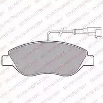 LP2299 DELPHI Комплект тормозных колодок, дисковый тормоз LP2299 DELPHI Комплект тормозных колодок, дисковый тормоз