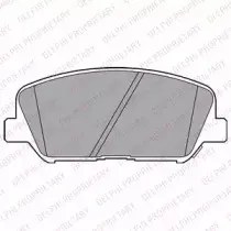LP2477 DELPHI Комплект тормозных колодок, дисковый тормоз LP2477 DELPHI Комплект тормозных колодок, дисковый тормоз
