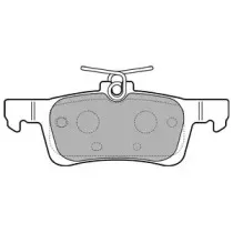 LP2503 DELPHI Комплект тормозных колодок, дисковый тормоз LP2503 DELPHI Комплект тормозных колодок, дисковый тормоз