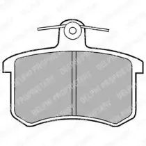 LP451 DELPHI Комплект тормозных колодок, дисковый тормоз LP451 DELPHI Комплект тормозных колодок, дисковый тормоз