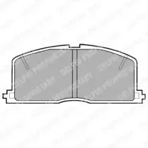 LP460 DELPHI Комплект тормозных колодок, дисковый тормоз LP460 DELPHI Комплект тормозных колодок, дисковый тормоз