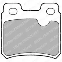 LP586 DELPHI Комплект тормозных колодок, дисковый тормоз LP586 DELPHI Комплект тормозных колодок, дисковый тормоз