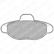 LP771 DELPHI Комплект тормозных колодок, дисковый тормоз LP771 DELPHI Комплект тормозных колодок, дисковый тормоз