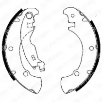 LS1840 DELPHI Комплект тормозных колодок LS1840 DELPHI Комплект тормозных колодок