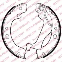 LS2003 DELPHI Комплект тормозных колодок LS2003 DELPHI Комплект тормозных колодок