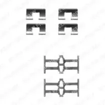 LX0208 DELPHI Комплектующие, колодки дискового тормоза LX0208 DELPHI Комплектующие, колодки дискового тормоза