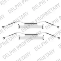 LX0439 DELPHI Комплектующие, колодки дискового тормоза LX0439 DELPHI Комплектующие, колодки дискового тормоза