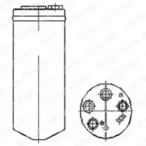 TSP0175289 DELPHI Осушитель, кондиционер TSP0175289 DELPHI Осушитель, кондиционер