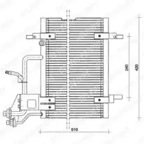 TSP0225011 DELPHI Конденсатор, кондиционер TSP0225011 DELPHI Конденсатор, кондиционер
