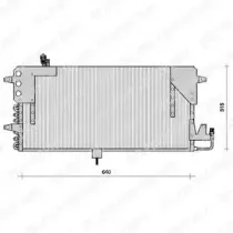 TSP0225073 DELPHI Конденсатор, кондиционер TSP0225073 DELPHI Конденсатор, кондиционер