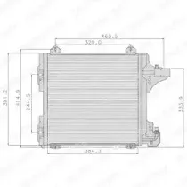 TSP0225089 DELPHI Конденсатор, кондиционер TSP0225089 DELPHI Конденсатор, кондиционер