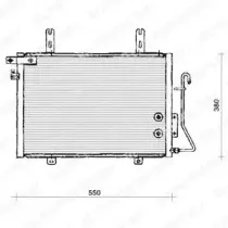 TSP0225133 DELPHI Конденсатор, кондиционер TSP0225133 DELPHI Конденсатор, кондиционер