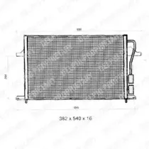 TSP0225275 DELPHI Конденсатор, кондиционер TSP0225275 DELPHI Конденсатор, кондиционер
