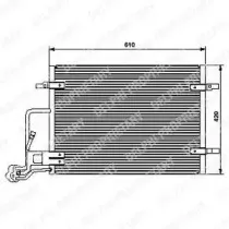 TSP0225453 DELPHI Конденсатор, кондиционер TSP0225453 DELPHI Конденсатор, кондиционер