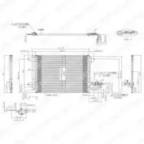 TSP0225482 DELPHI Конденсатор, кондиционер TSP0225482 DELPHI Конденсатор, кондиционер