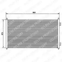 TSP0225491 DELPHI Конденсатор, кондиционер TSP0225491 DELPHI Конденсатор, кондиционер