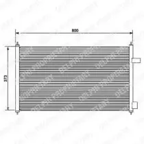 TSP0225492 DELPHI Конденсатор, кондиционер TSP0225492 DELPHI Конденсатор, кондиционер
