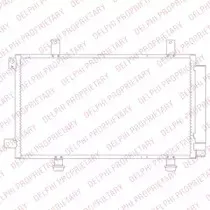 TSP0225695 DELPHI Конденсатор, кондиционер TSP0225695 DELPHI Конденсатор, кондиционер