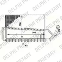TSP0525175 DELPHI Испаритель, кондиционер TSP0525175 DELPHI Испаритель, кондиционер
