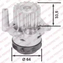 WP2428 DELPHI Водяной насос WP2428 DELPHI Водяной насос