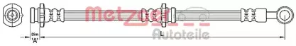 4110385 METZGER Тормозной шланг 4110385 METZGER Тормозной шланг