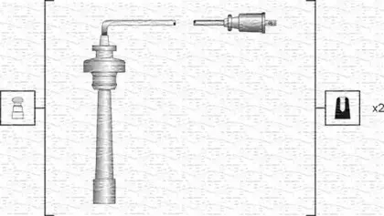 941318111192 MAGNETI MARELLI Комплект проводов зажигания 941318111192 MAGNETI MARELLI Комплект проводов зажигания