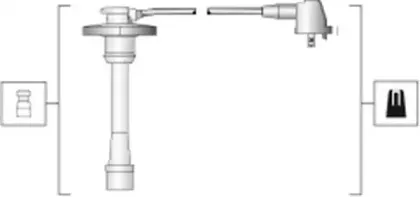 941318111274 MAGNETI MARELLI Комплект проводов зажигания 941318111274 MAGNETI MARELLI Комплект проводов зажигания