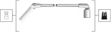 941318111277 MAGNETI MARELLI Комплект проводов зажигания 941318111277 MAGNETI MARELLI Комплект проводов зажигания