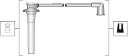 941318111302 MAGNETI MARELLI Комплект проводов зажигания 941318111302 MAGNETI MARELLI Комплект проводов зажигания