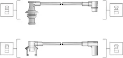 941145260723 MAGNETI MARELLI Комплект проводов зажигания 941145260723 MAGNETI MARELLI Комплект проводов зажигания