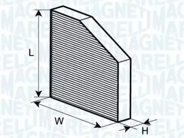350203063540 MAGNETI MARELLI Фильтр, воздух во внутренном пространстве 350203063540 MAGNETI MARELLI Фильтр, воздух во внутренном пространстве