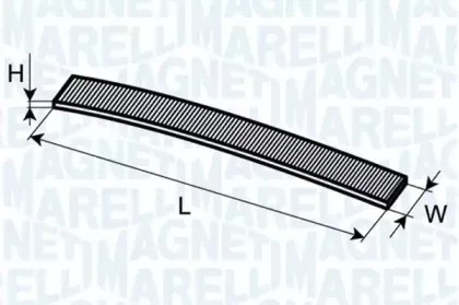 350203062080 MAGNETI MARELLI Фильтр, воздух во внутренном пространстве 350203062080 MAGNETI MARELLI Фильтр, воздух во внутренном пространстве