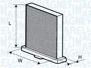 350203062090 MAGNETI MARELLI Фильтр, воздух во внутренном пространстве 350203062090 MAGNETI MARELLI Фильтр, воздух во внутренном пространстве