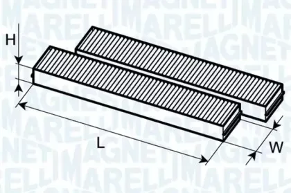 350203062610 MAGNETI MARELLI Фильтр, воздух во внутренном пространстве 350203062610 MAGNETI MARELLI Фильтр, воздух во внутренном пространстве