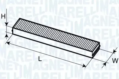 350203063820 MAGNETI MARELLI Фильтр, воздух во внутренном пространстве 350203063820 MAGNETI MARELLI Фильтр, воздух во внутренном пространстве