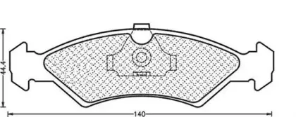 430216170991 MAGNETI MARELLI Комплект тормозных колодок, дисковый тормоз 430216170991 MAGNETI MARELLI Комплект тормозных колодок, дисковый тормоз