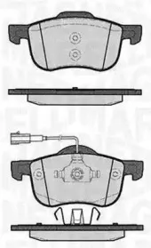 363916060128 MAGNETI MARELLI Комплект тормозных колодок, дисковый тормоз 363916060128 MAGNETI MARELLI Комплект тормозных колодок, дисковый тормоз