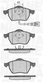 363916060136 MAGNETI MARELLI Комплект тормозных колодок, дисковый тормоз 363916060136 MAGNETI MARELLI Комплект тормозных колодок, дисковый тормоз