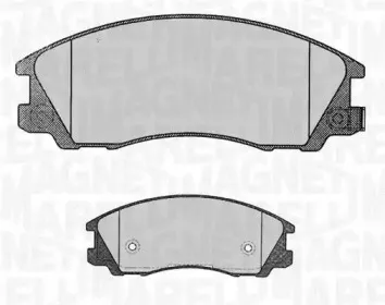 363916060282 MAGNETI MARELLI Комплект тормозных колодок, дисковый тормоз 363916060282 MAGNETI MARELLI Комплект тормозных колодок, дисковый тормоз